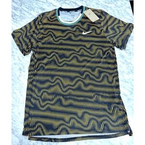 Nike Court Advantage Tennis Top Jersey - Multicolor FD5322-010 Men's Large NEW